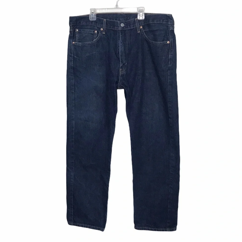 Levis 505 Original Straight Fit Denim Jeans 38x30